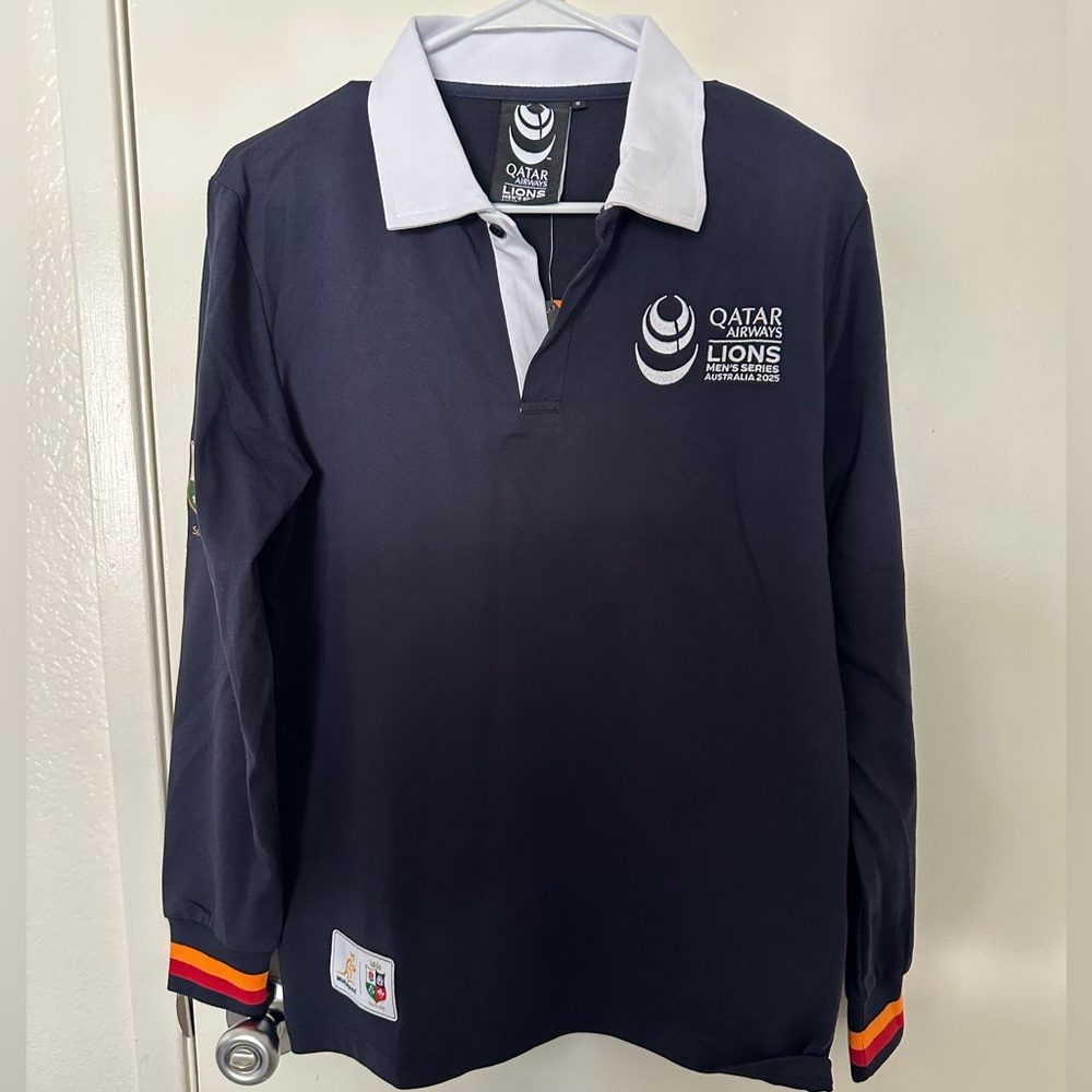 Wallabies Lions Navy Rugby Shirt